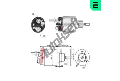 ERA Elektromagnetický spínač startéru ERA ZM876, ZM876 ERA Elektromagnetický spínač startéru ERA ZM876, ZM876