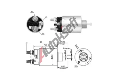 ERA Elektromagnetick spna startru ERA ZM8860, ZM8860
