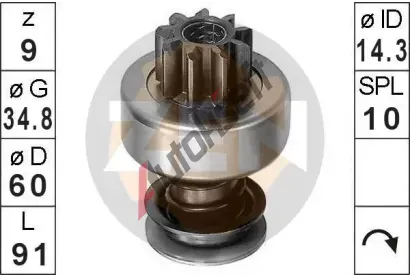 ERA Volnobn pevod startru ERA ZN0367, 0367