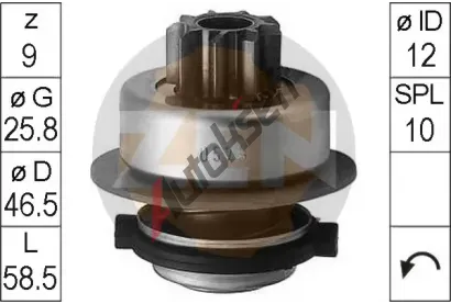 ERA Volnobn pevod startru ERA ZN0579, ZN0579