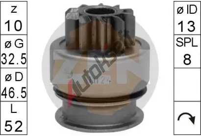 ERA Volnobn pevod startru ERA ZN1024, 1024