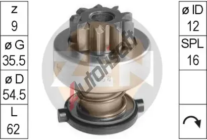 ERA Volnobn pevod startru ERA ZN1158, ZN1158