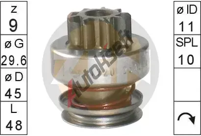 ERA Volnobn pevod startru ERA ZN1720, ZN1720