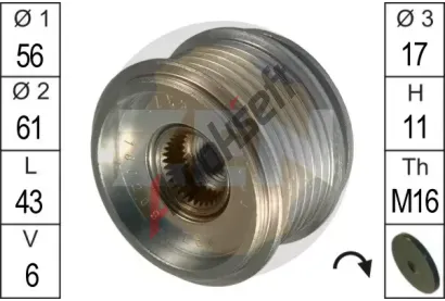 ERA Alterntorov volnobka ERA ZN5378, 5378
