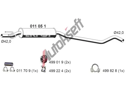 ERNST St�edn� tlumi� v�fuku ERN 011051, 011051