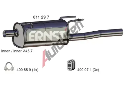 ERNST Zadn tlumi vfuku ERN 011297, 011297