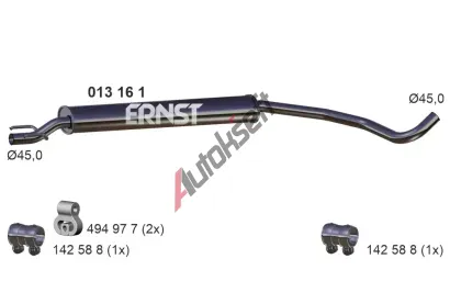 ERNST St�edn� tlumi� v�fuku ERN 013161, 013161