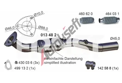 ERNST V�fukov� trubka ERN 013482, 013482