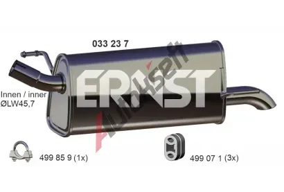 ERNST Zadn tlumi vfuku ERN 033237, 033237