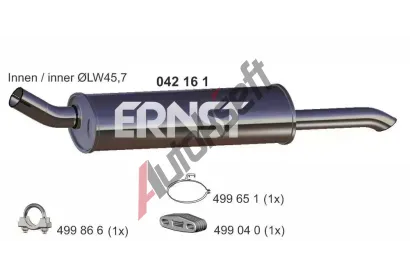 ERNST Zadn tlumi vfuku ERN 042161, 042161