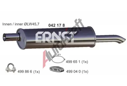 ERNST Zadn tlumi vfuku ERN 042178, 042178