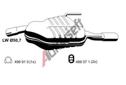 ERNST Zadn� tlumi� v�fuku ERN 043281, 043281