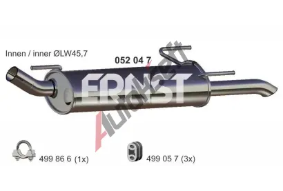 ERNST Zadn tlumi vfuku ERN 052047, 052047