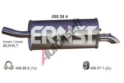 ERNST Zadn tlumi vfuku ERN 055284, 055284