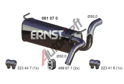 ERNST Zadn tlumi vfuku ERN 061070, 061070