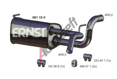 ERNST Zadn tlumi vfuku ERN 061100, 061100