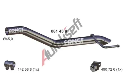 ERNST Vfukov trubka ERN 061438, 061438