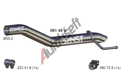 ERNST Vfukov trubka ERN 061490, 061490