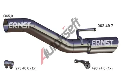 ERNST Vfukov trubka ERN 062497, 062497