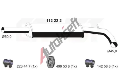 ERNST St�edn� tlumi� v�fuku ERN 112222, 112222