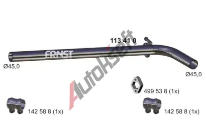 ERNST Výfuková trubka ERN 113410, 113410  ERNST Výfuková trubka ERN 113410, 113410