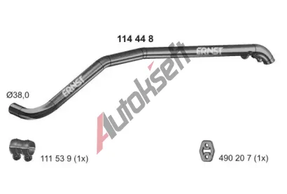 ERNST Vfukov trubka ERN 114448, 114448