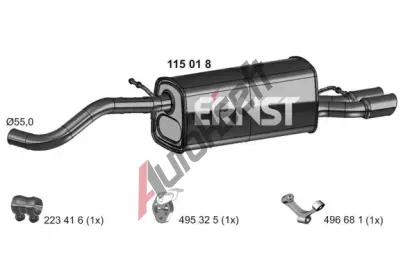ERNST Zadn tlumi vfuku ERN 115018, 115018