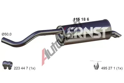 ERNST Zadn� tlumi� v�fuku ERN 115186, 115186