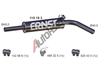 ERNST Stedn tlumi vfuku ERN 115193, 115193