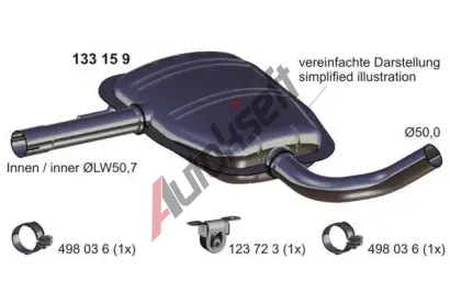 ERNST Stedn tlumi vfuku ERN 133159, 133159