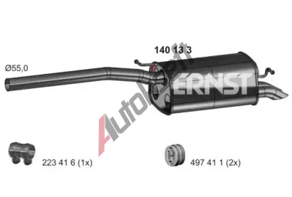 ERNST Zadn tlumi vfuku ERN 140133, 140133