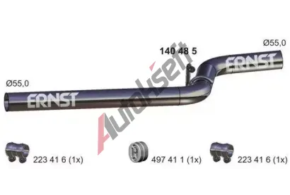 ERNST Vfukov trubka ERN 140485, 140485