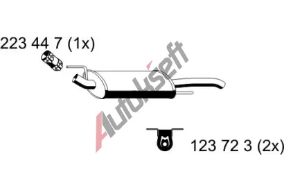 ERNST Zadn tlumi vfuku ERN 142045, 142045