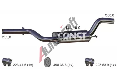 ERNST St�edn� tlumi� v�fuku ERN 144100, 144100