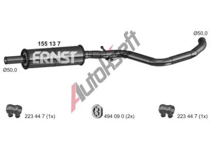 ERNST St�edn� tlumi� v�fuku ERN 155137, 155137