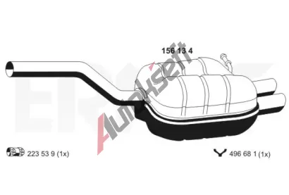 ERNST Zadn tlumi vfuku ERN 156134, 156134