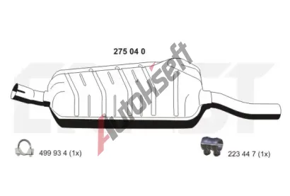 ERNST St�edn� tlumi� v�fuku ERN 275040, 275040