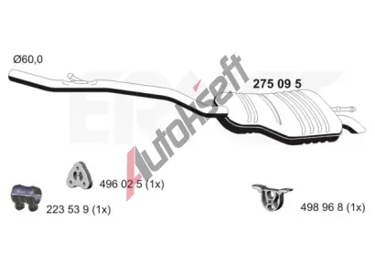 ERNST Zadn� tlumi� v�fuku ERN 275095, 275095