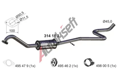 ERNST St�edn� tlumi� v�fuku ERN 314183, 314183