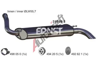 ERNST Zadn tlumi vfuku ERN 315098, 315098