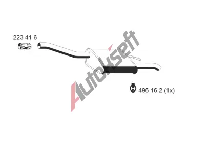 ERNST Zadn tlumi vfuku ERN 341097, 341097