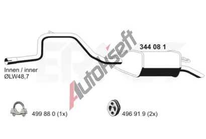 ERNST Zadn tlumi vfuku ERN 344081, 344081