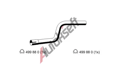 ERNST Výfuková trubka ERN 344524, 344524 ERNST Výfuková trubka ERN 344524, 344524