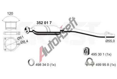 ERNST St�edn� tlumi� v�fuku ERN 352017, 352017