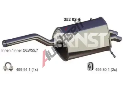 ERNST Zadn tlumi vfuku ERN 352024, 352024