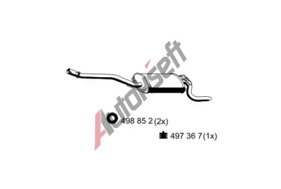 ERNST Zadn� tlumi� v�fuku ERN 353106, 353106
