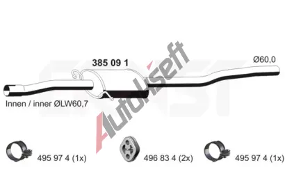 ERNST St�edn� tlumi� v�fuku ERN 385091, 385091