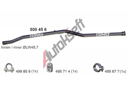 ERNST Vfukov trubka ERN 500456, 500456