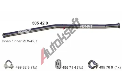 ERNST Vfukov trubka ERN 505420, 505420
