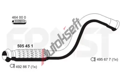ERNST Vfukov trubka ERN 505451, 505451